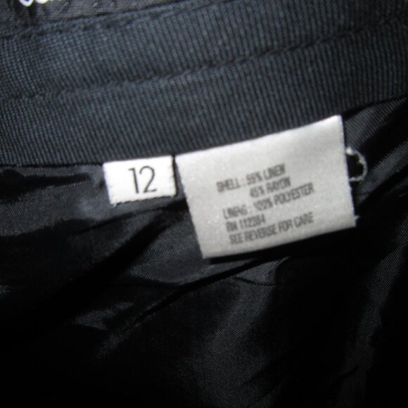 Calvin Klein Women's 2pc Black Pant Suit, sz 12 - Picture 8 of 8
